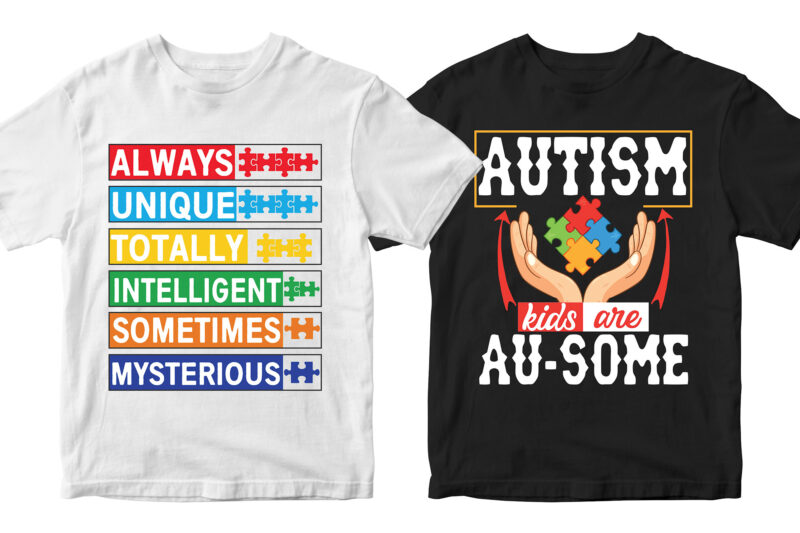 autism t shirt designs