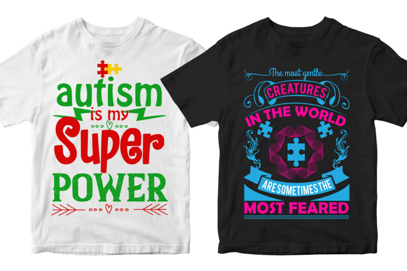 autism t shirt designs