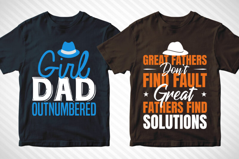 50 Editable Dad Daddy Father's Day T shirt Designs Bundle - Buy t-shirt ...