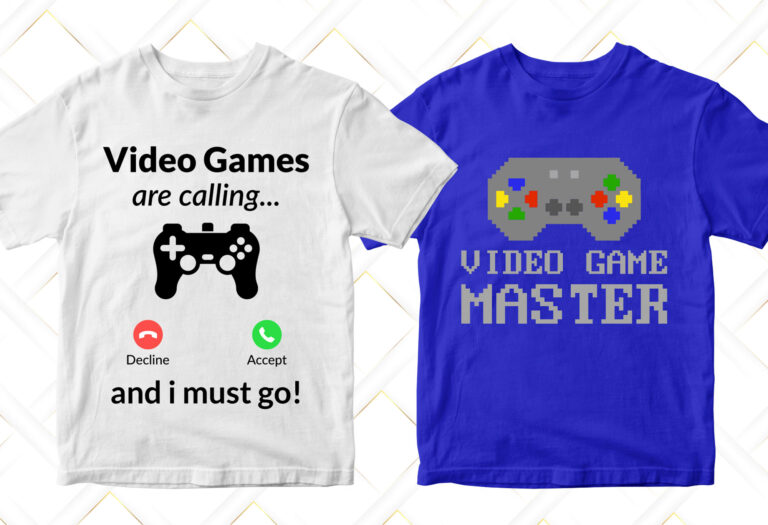 Download 50 Editable Video Gamer T shirt Designs Bundle in Ai Png Svg Cutting Printable Files, Video Game ...