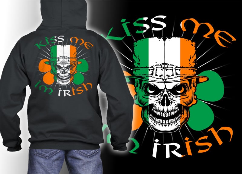 54 ST Patrick’s day irish tshirt designs bundles editable