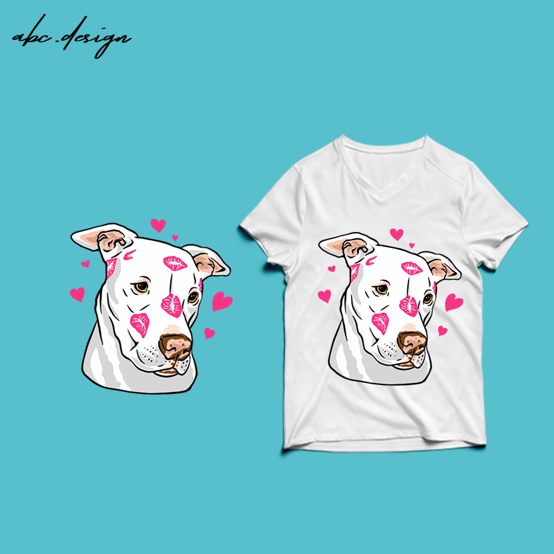Download Pitbull Of Love T Shirt Design Buy T Shirt Designs