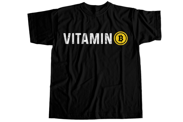 Bitcoin vitamin b T-Shirt Design