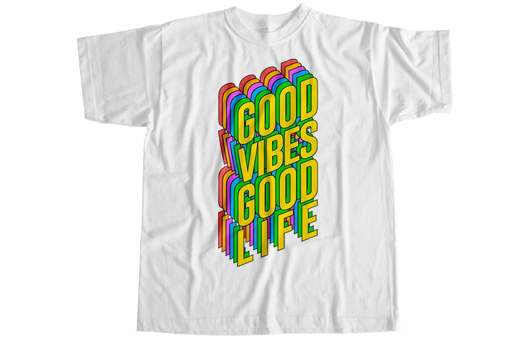 Good vibes only T-Shirt Design