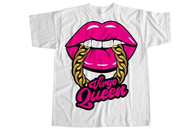 Virgo queen T-Shirt Design