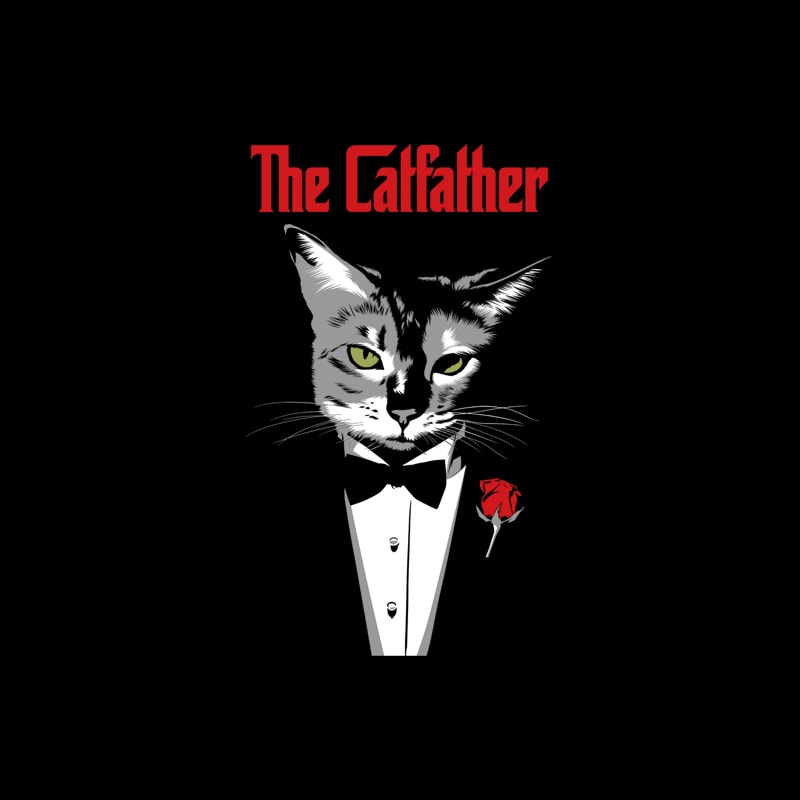 The Catfather - Buy t-shirt designs