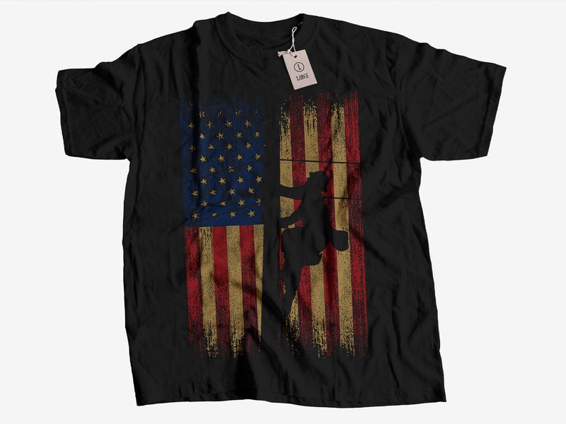 lineman flag shirt