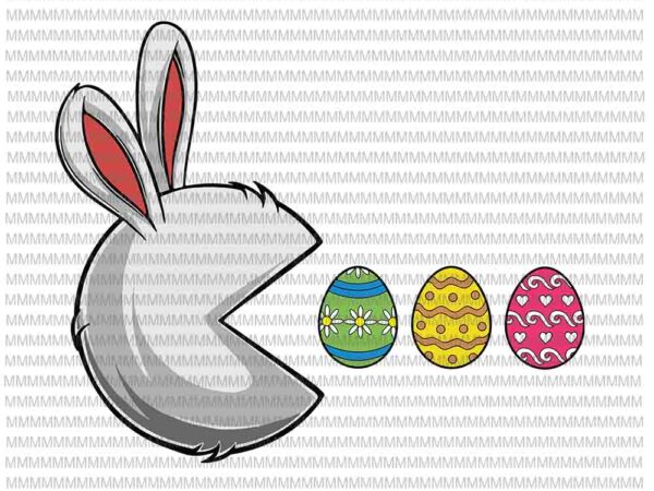 Easter day svg, bunny egg svg, easter egg svg, bunny eat egg easter svg, bunny easter day svg, rabbit easter day vector clipart