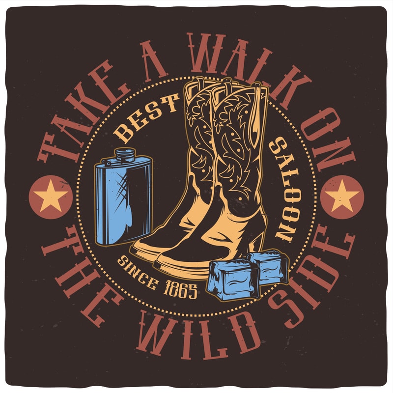 Free Take a walk t shirt designs for sale