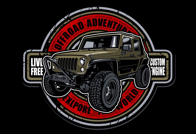 Offroad adventure - Buy t-shirt designs