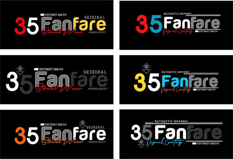 DESAIN KEMEJA FANFARE T