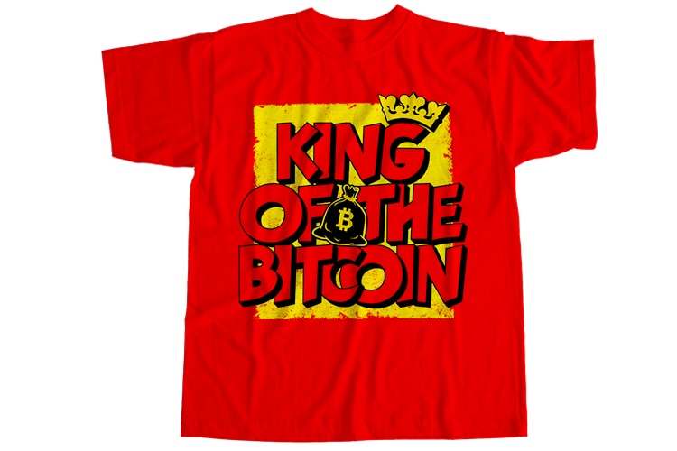 54 bitcoin, 54 bitcoin digital currency T-Shirt Design Bundle