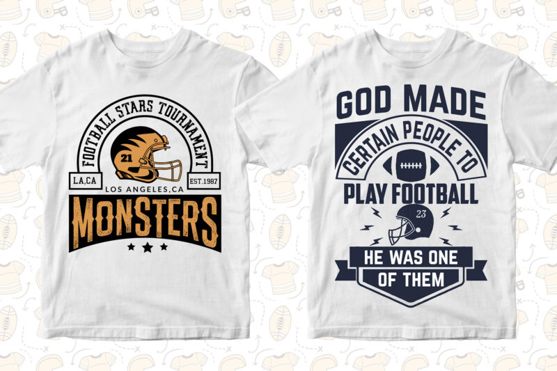Dog American Football PNG & SVG Design For T-Shirts