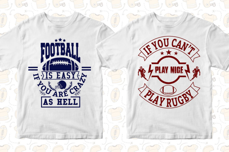 American football t shirt design bundle versatileT-Shirt 10831763 Vector  Art at Vecteezy