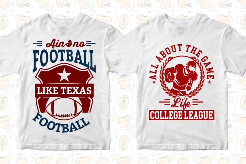 American Football T Shirt Design for SVG Graphic by relaxnayem