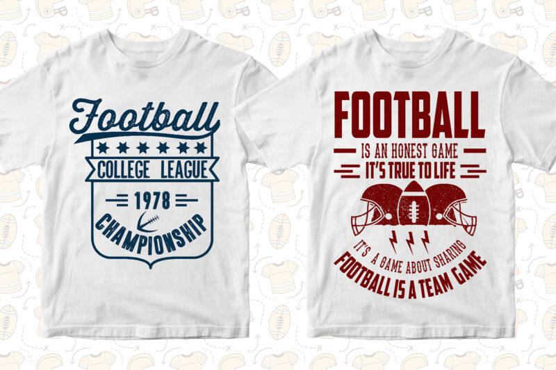 American Football Championship College League Editable T shirt Design Svg  Cutting Printable Files