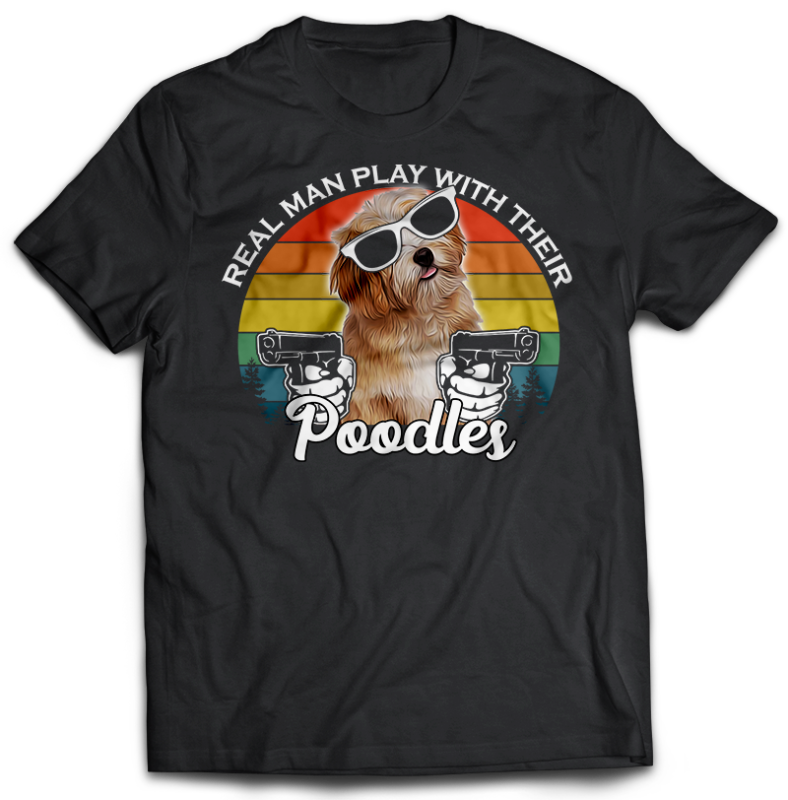 94 DOG tshirt designs bundles editable