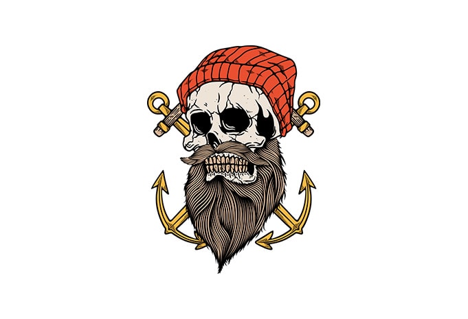 Skull Anchor - Buy t-shirt designs