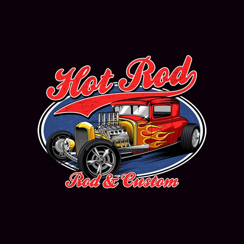 HOT ROD CUSTOM - Buy t-shirt designs