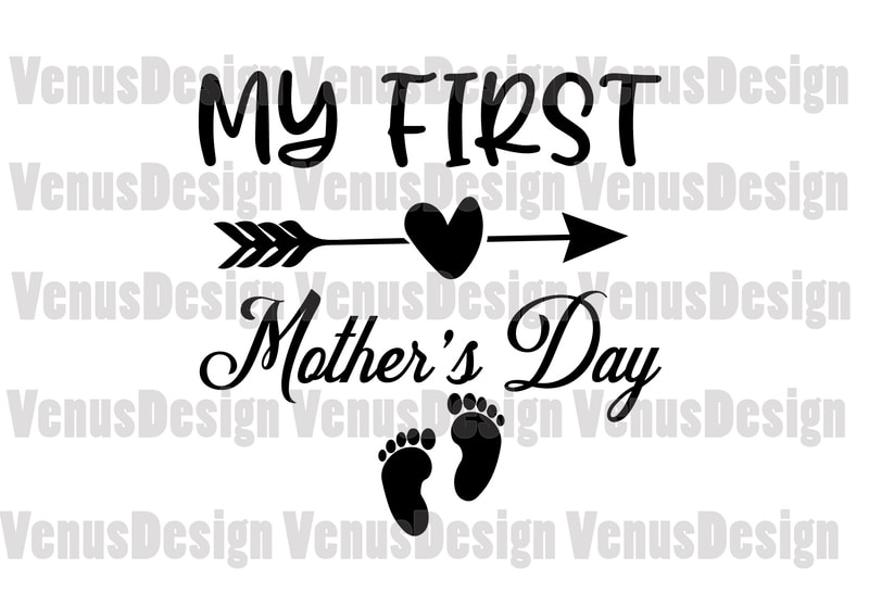 My First Mother's Day Svg, Mothers Day Svg, 1st Mothers Day Svg, First ...