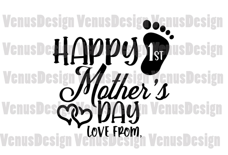 Happy First Mother's Day Svg, Mothers Day Svg, 1st Mothers Day Svg ...