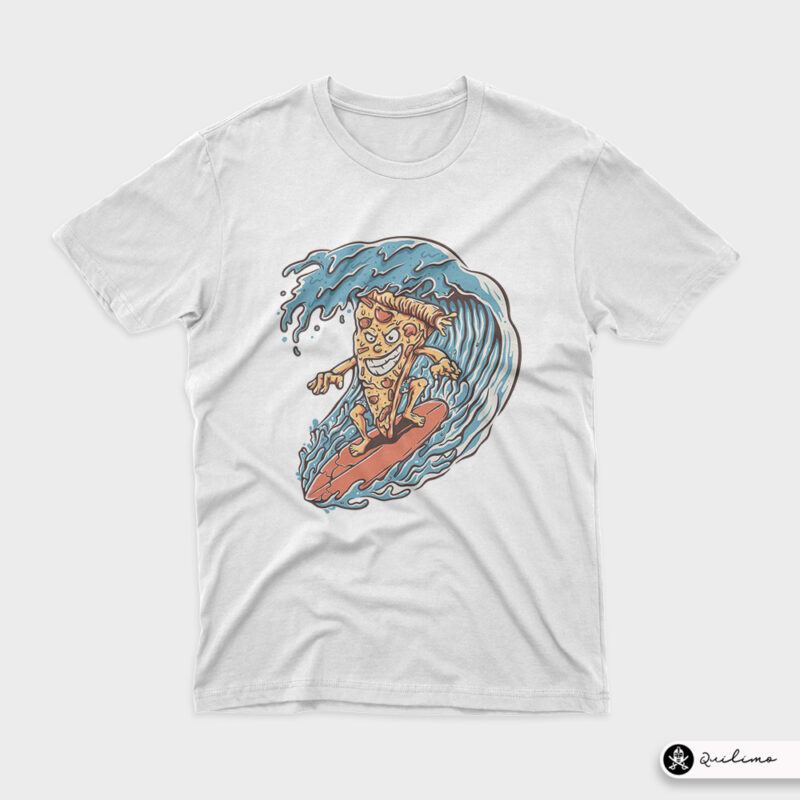 Pizza Surfer - Buy t-shirt designs