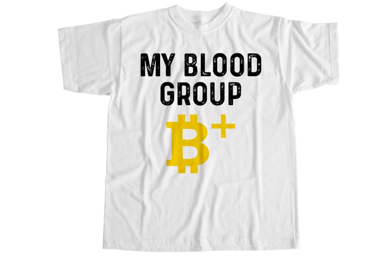 My blood group B positive T-Shirt Design