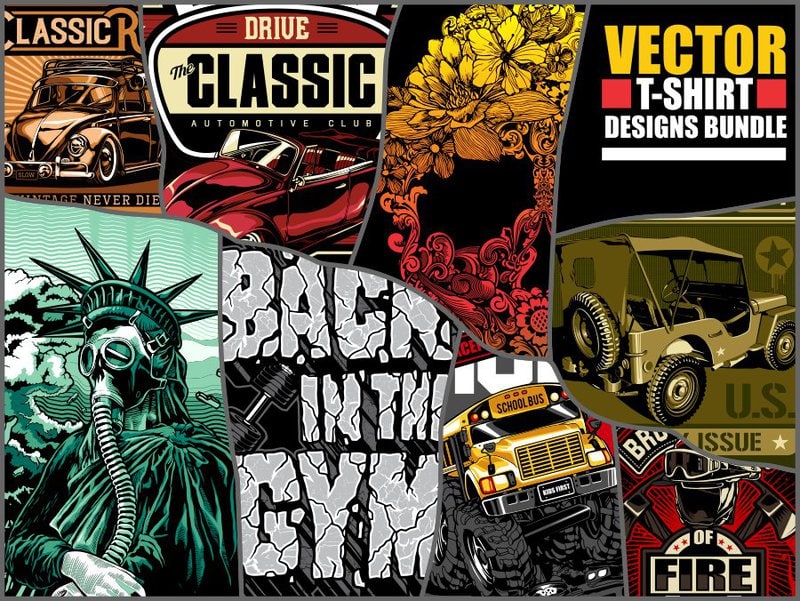 Vector Designs Bundle - Buy t-shirt designs