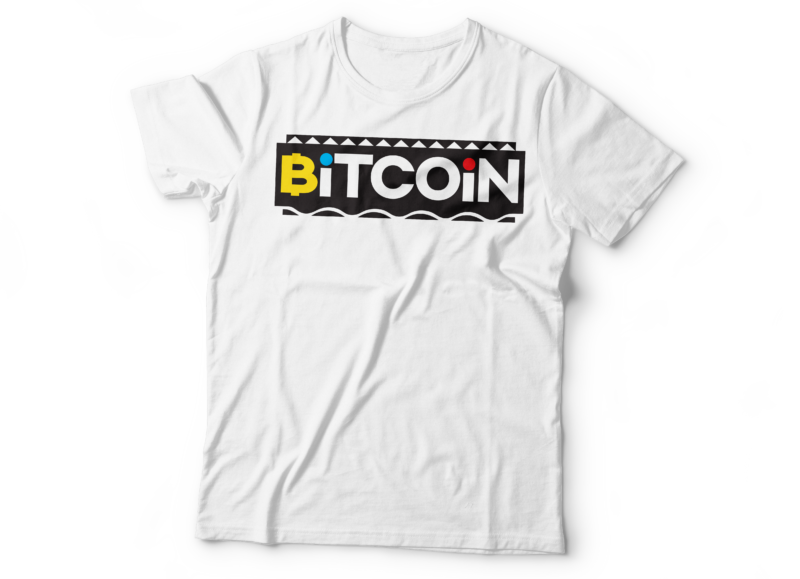 bitcoin in martin tv show logo style - Buy t-shirt designs