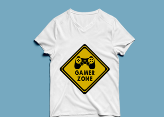 gamer zone – t shirt design
