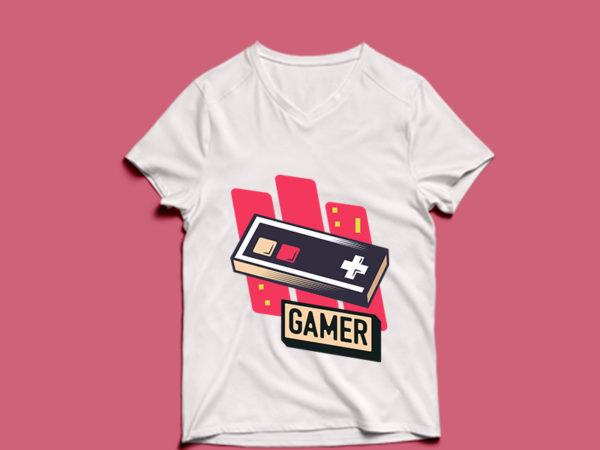 Gamer – t-shirt design