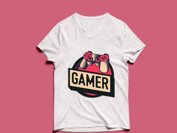 Gamer – t-shirt design