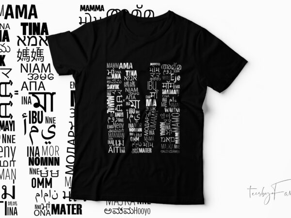 t shirt in different languages