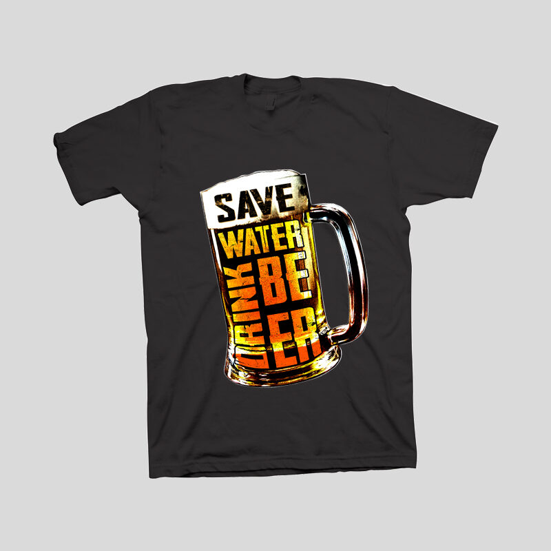save water drink beer please, t shirt design, save water svg, drink ...