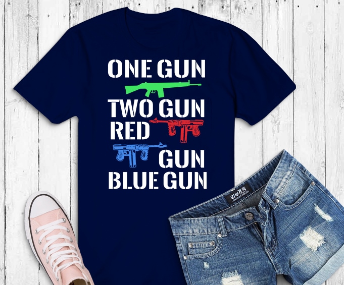 one gun two gun shirt meaning