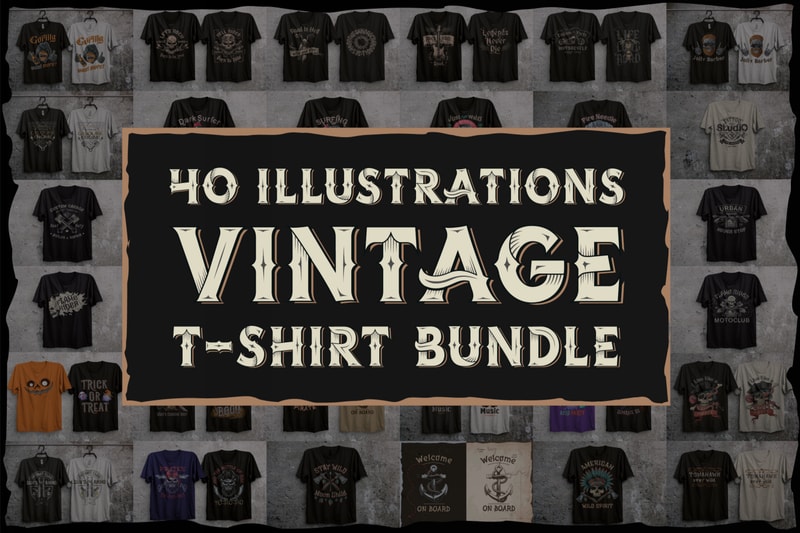 Free Vintage t-shirt bundle