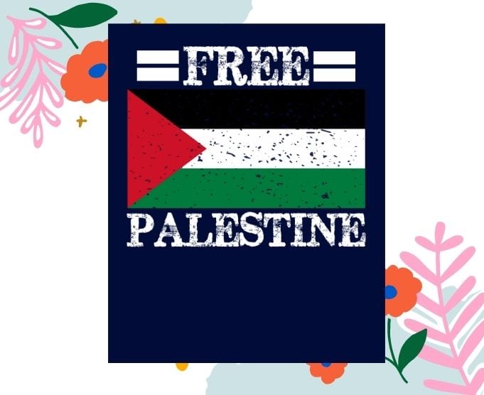 Palestine Flag SVG PNG Bundle Palestinian Flag Cricut Cut Files