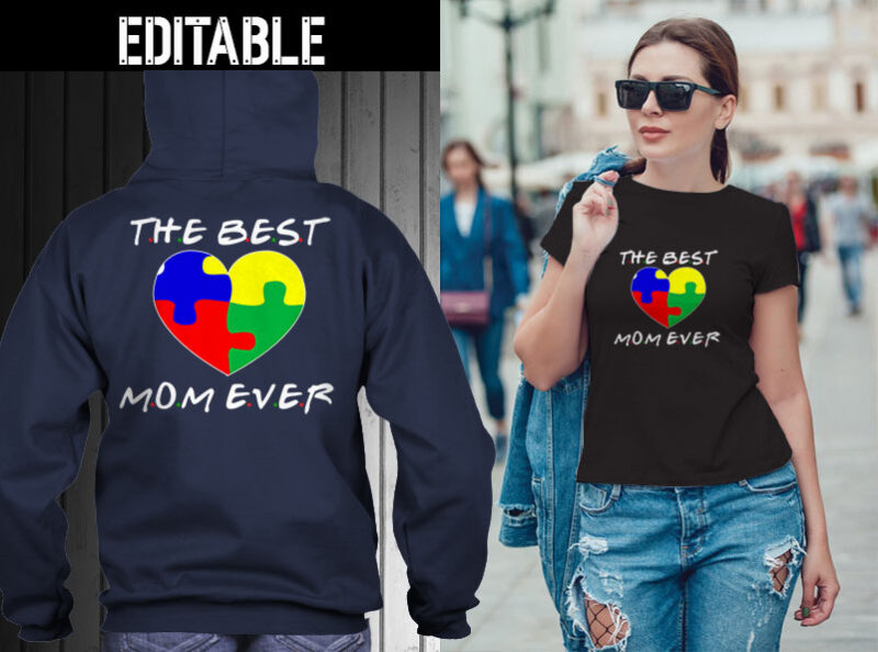 41 AUTISM, mom tshirt designs Bundle editable