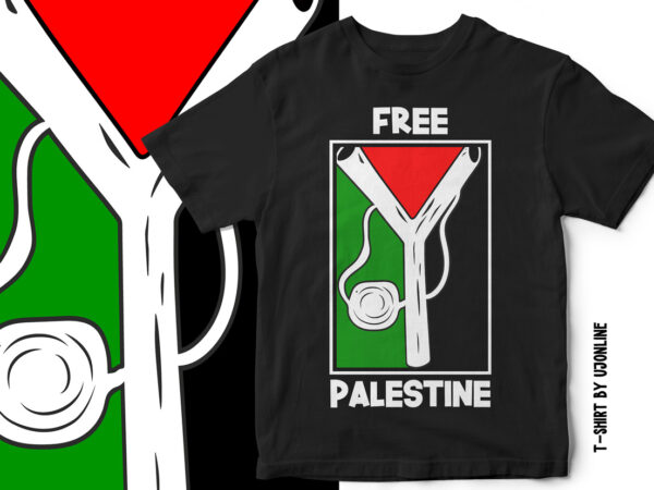 FREE PALESTINE - Palestine Movement T-Shirt design - Free GAZA - Buy t ...