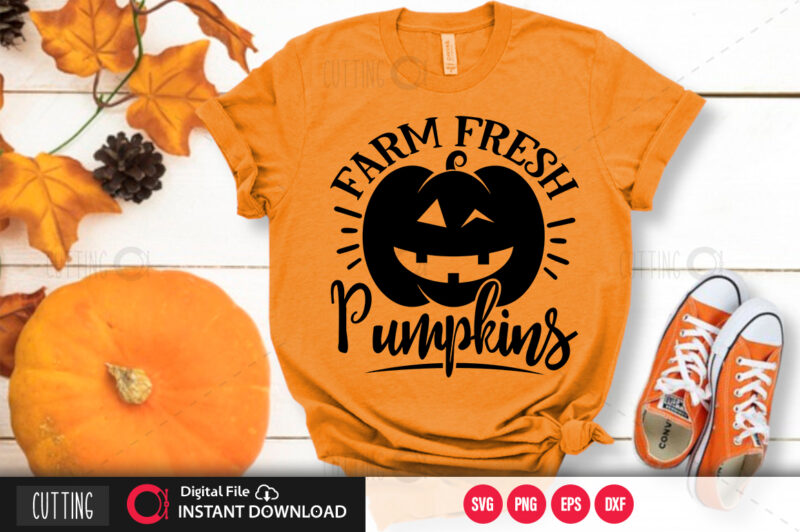 Farm Fresh Pumpkins SVG DESIGN,CUT FILE DESIGN