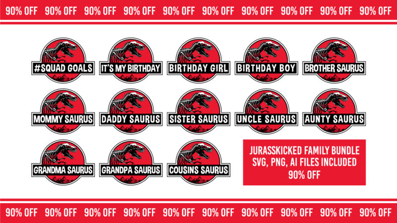 Download Jurasskicked Family Bundle Svg Dinosaur Party Svg Cut File Papasaurus Svg Mamasaurus Svg Daddysaurus Svg Buy T Shirt Designs