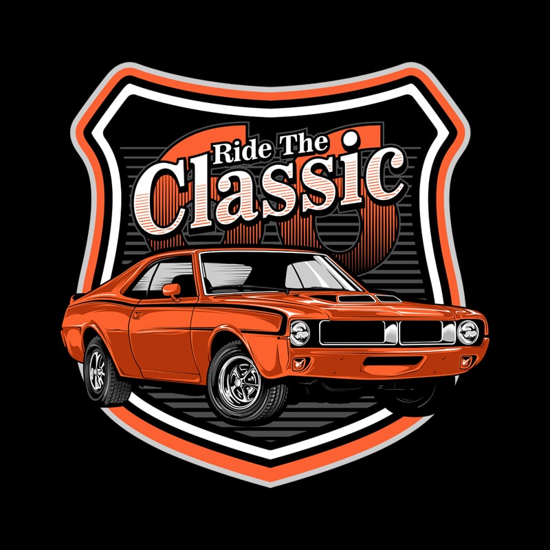 Free Ride the classic t shirt design online