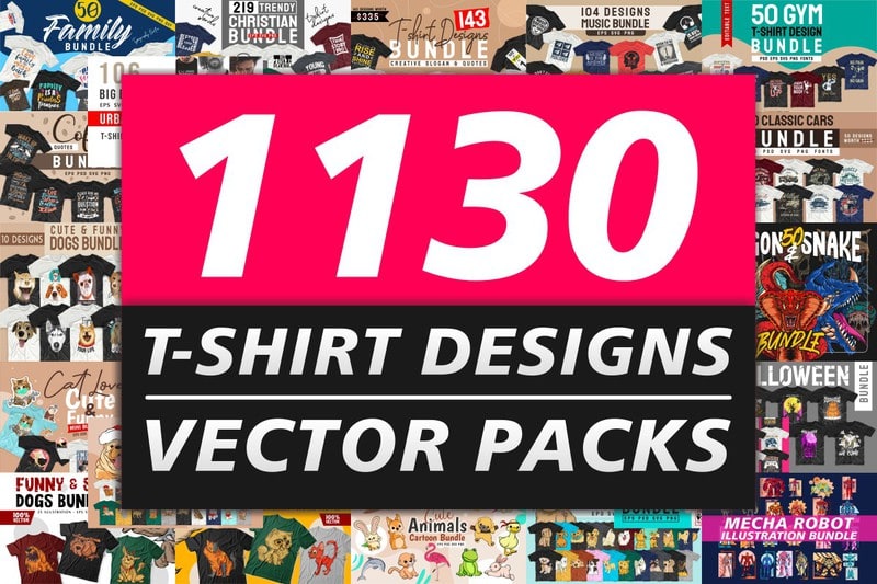 Free T-shirt design vector packs, t-shirt design mega bundle, cartoon t shirt design, cute cartoon t shirt designs, funny t shirt designs, animal, illustration, slogans, urban streetwear, svg, png, pod,