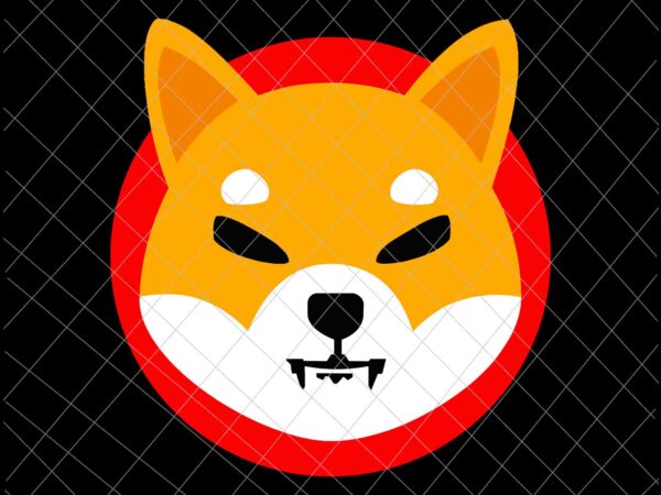 Shiba inu coin doge killer shiba inu crypto svg, dogecoin svg, shiba inu coin svg t shirt template vector