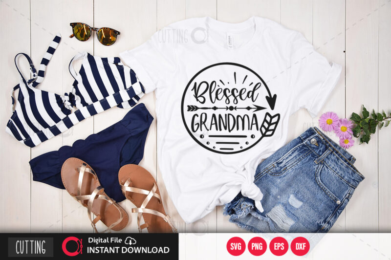 Blessed grandma SVG DESIGN,CUT FILE DESIGN