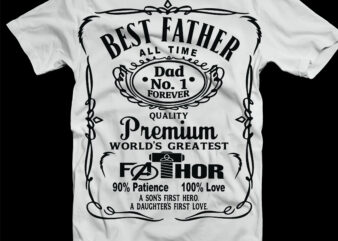 Best Father All Time Dad No. 1 Svg, Dad T Shirt Svg, Fathor Png, Thor Svg, Fathor Svg, Fathor T shirt Design