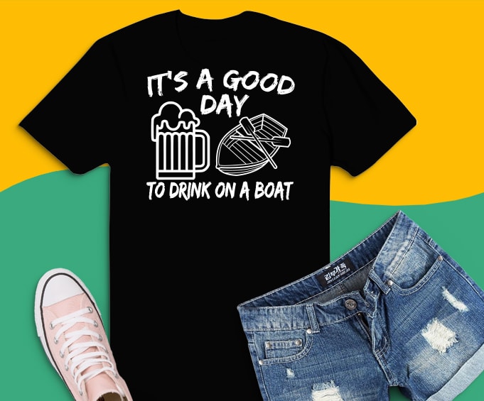 It Is A Good Day To Drink On A Boat Funny Boat Vintage Tote Bag