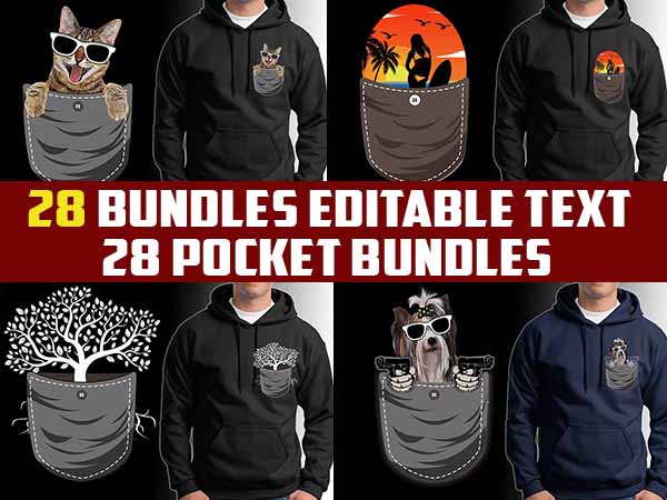 Free 28 pocket bundle dog, cat among us, beach