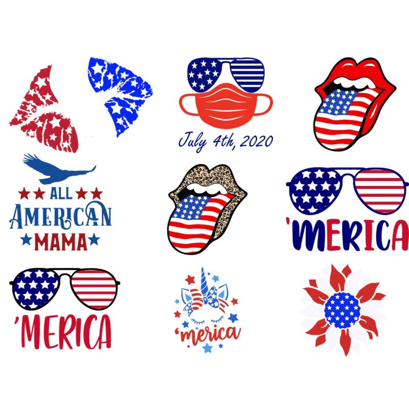 4th of July Svg Bundle, Independence Day, US Flag Svg, Patriotic Svg, America Svg, Fourth of July Bundle svg, USA Flag Svg, USA Svg