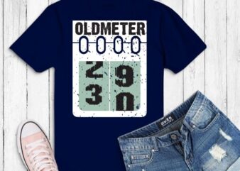 oldometer 30 shirt design svg,Oldometer 29-30, Funny 30th Birthday ,30 Year Old Gift Idea png, old calender birthday, 30th birthday gifts,